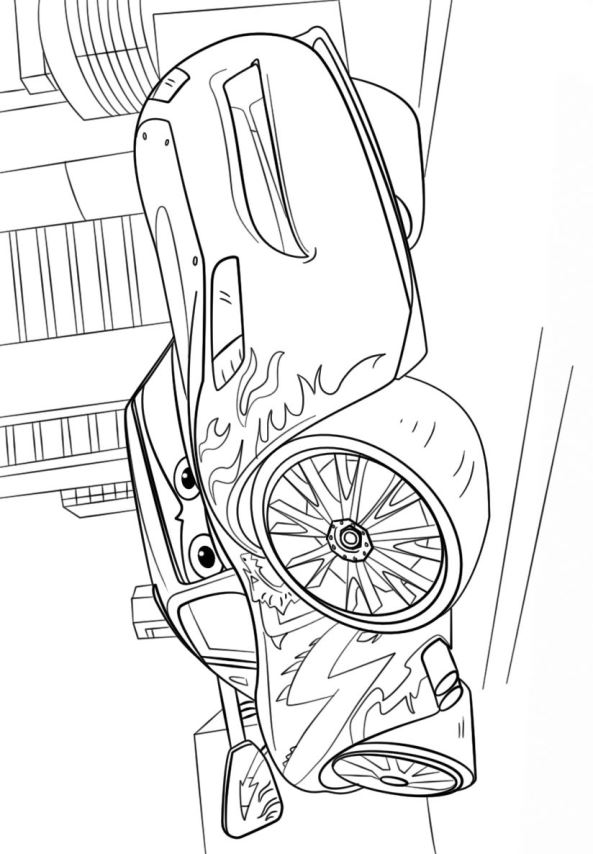 Kids-n-fun.de | Malvorlage Cars 3 lightning mcqueen 2